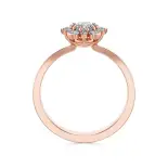 Pierścionek z różowego złota z diamentami AJPZ_140